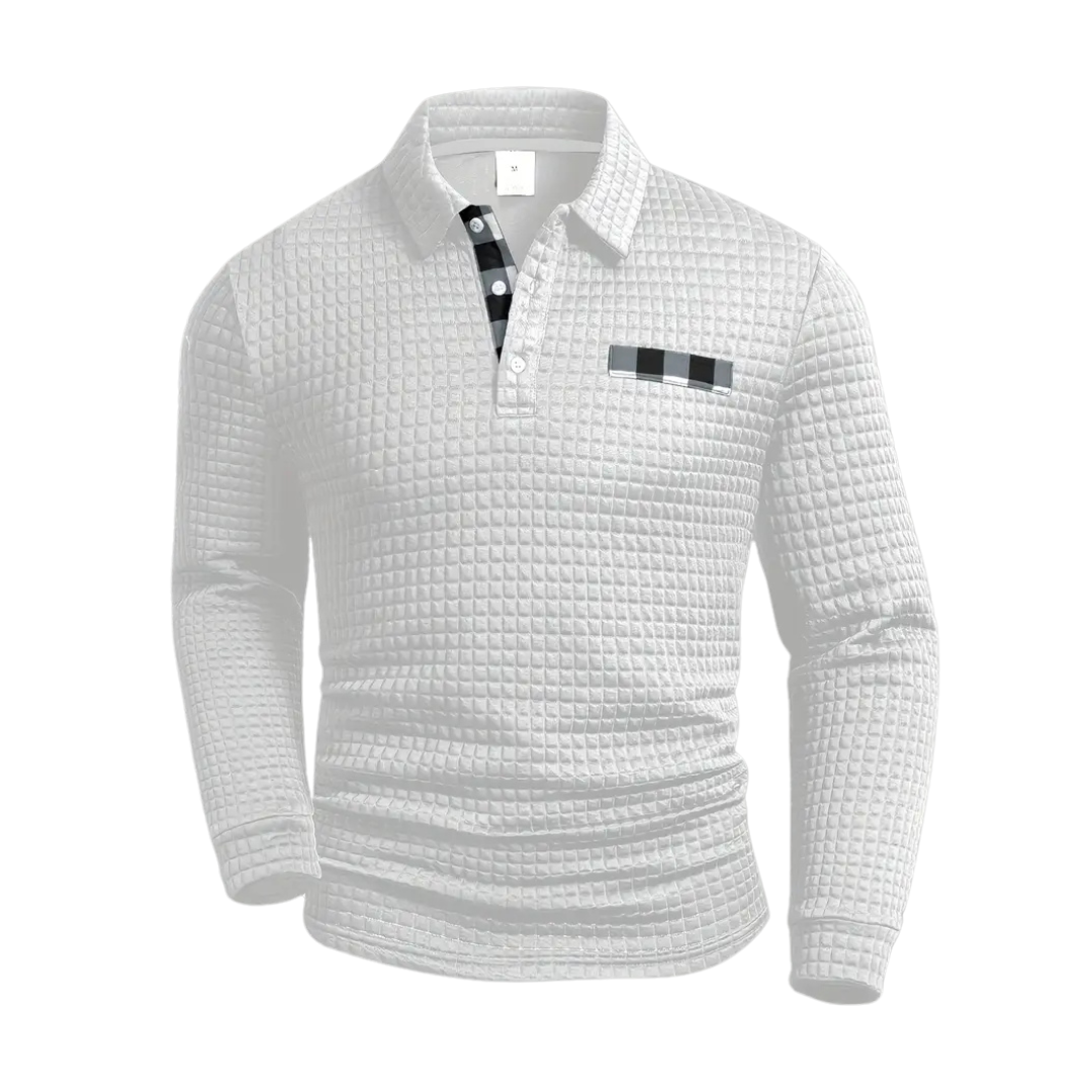Erik - Long Sleeve Polo Shirt