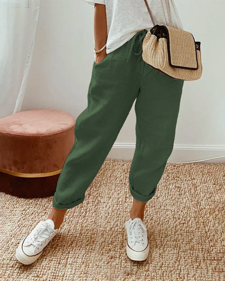 Ida | Chic and Breezy Linen Trousers
