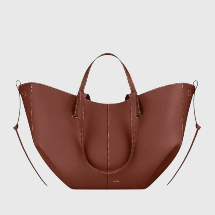 ZARA™ | RUCHED SIDE STRUCTURED TOTE BAG