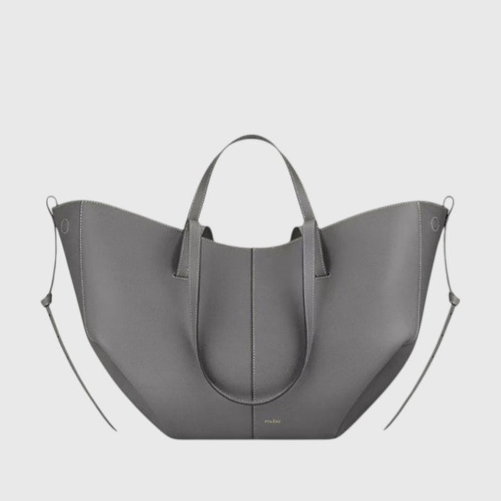 ZARA™ | RUCHED SIDE STRUCTURED TOTE BAG