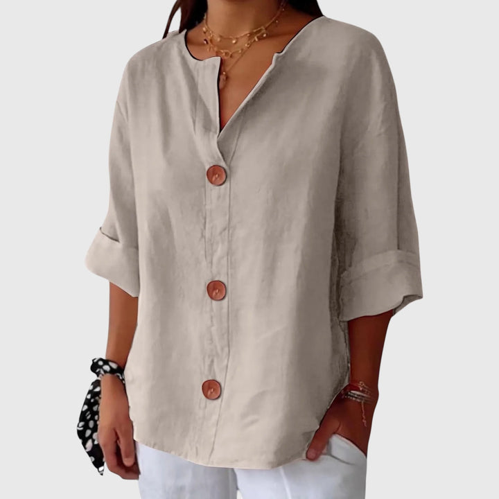 LOUISE™ | RELAXED LINEN BLOUSE