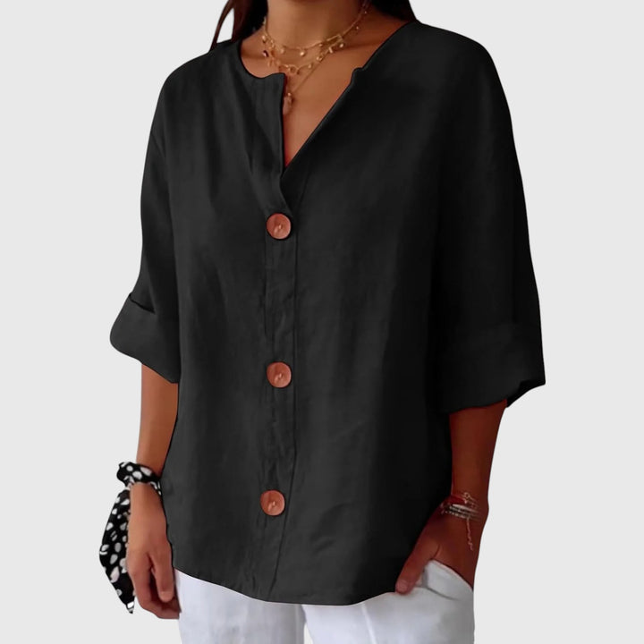LOUISE™ | RELAXED LINEN BLOUSE