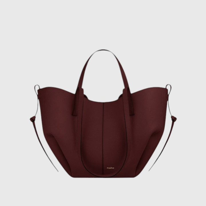 ZARA™ | RUCHED SIDE STRUCTURED TOTE BAG