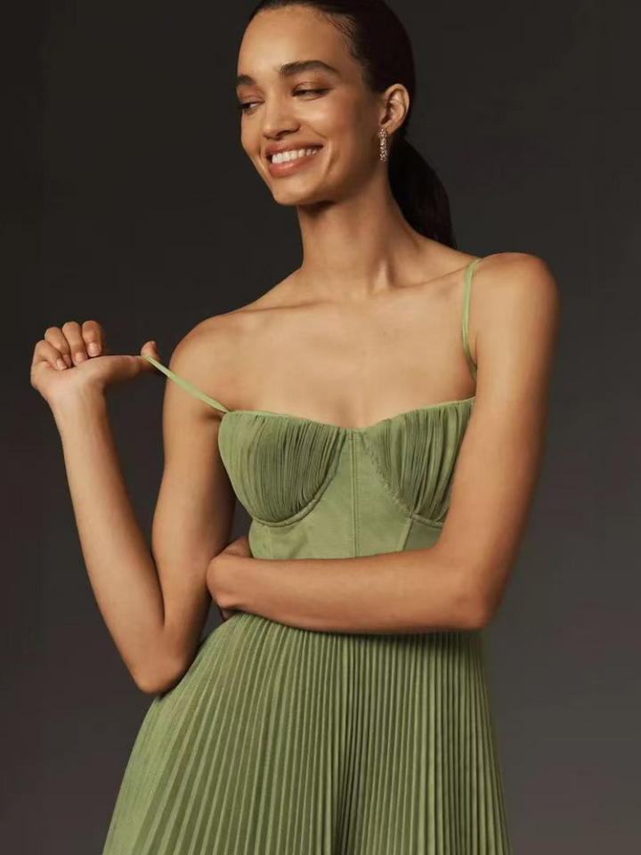 SIENNA | Green Maxi Dress