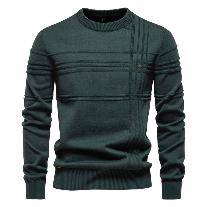 Bjergvind – Men's Sweater Featuring Chest Design
