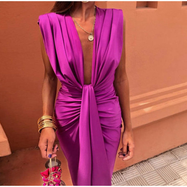 RAELYN™ | FLOWY OFF-SHOULDER MIDI DRESS