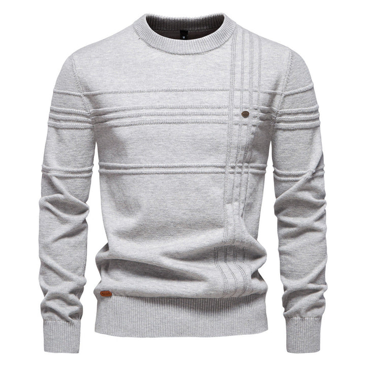 Bjergvind – Men's Sweater Featuring Chest Design
