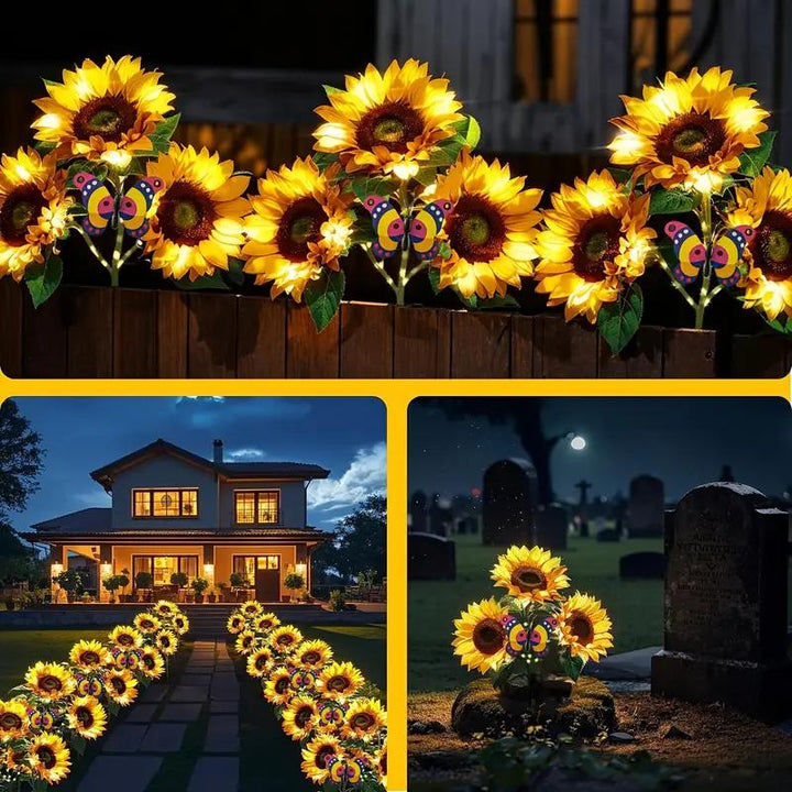 FLORENCE™ | SOLAR LED SUNFLOWER GARDEN LIGHTS