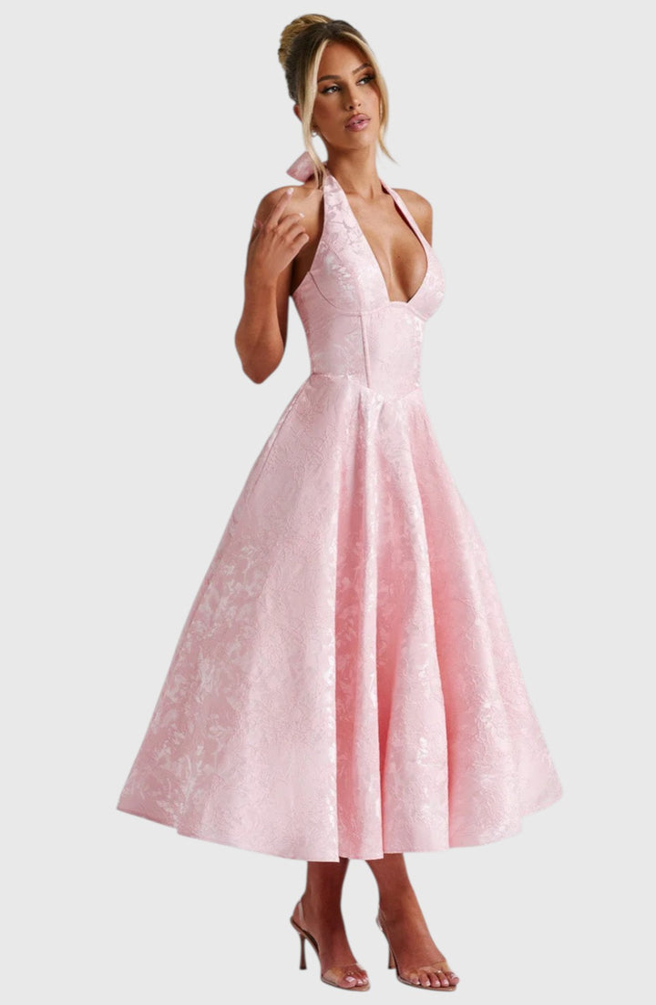 CHANEL™ | CHIC V-NECK BACKLESS MINI DRESS