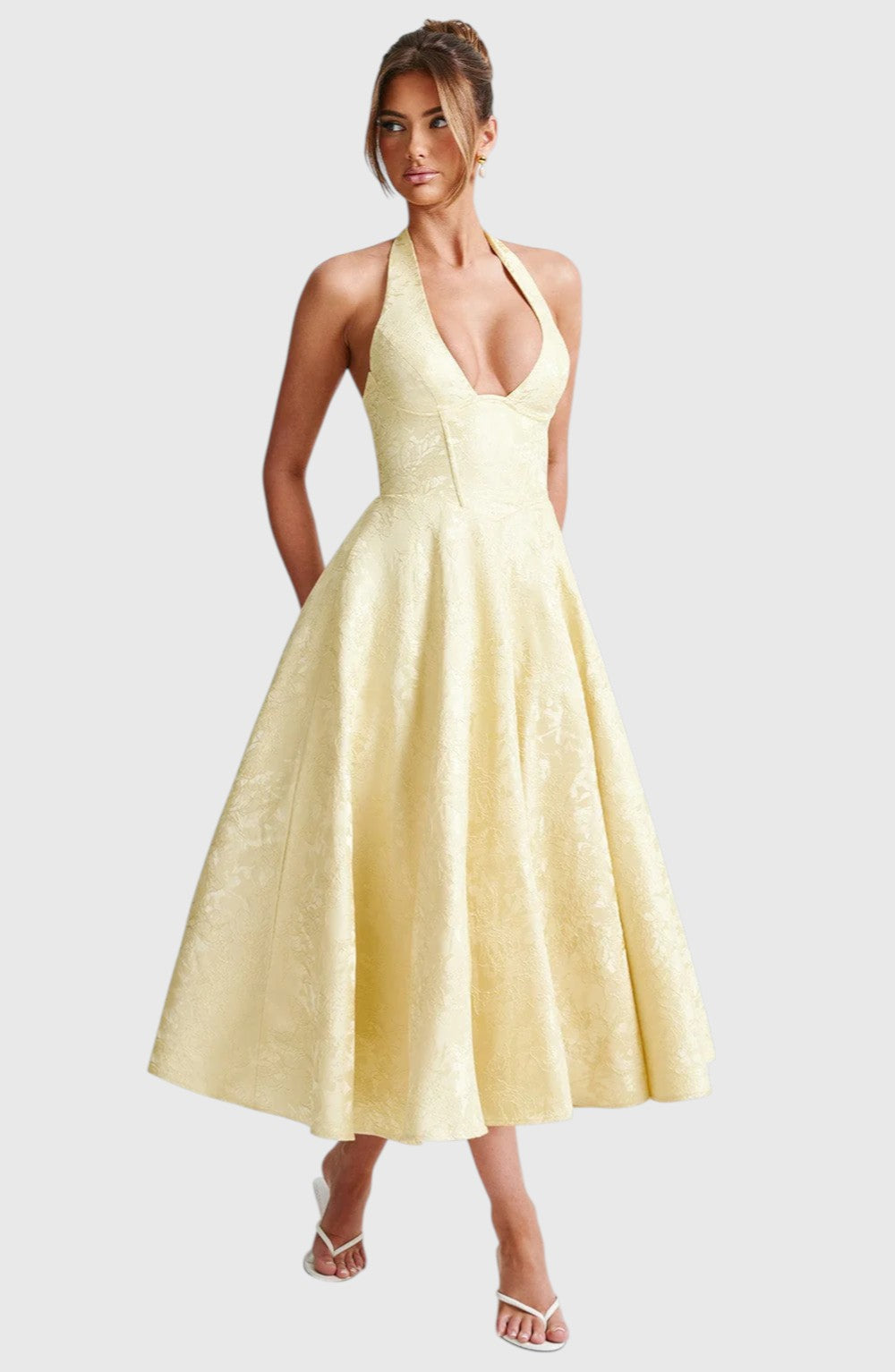 CHANEL™ | CHIC V-NECK BACKLESS MINI DRESS