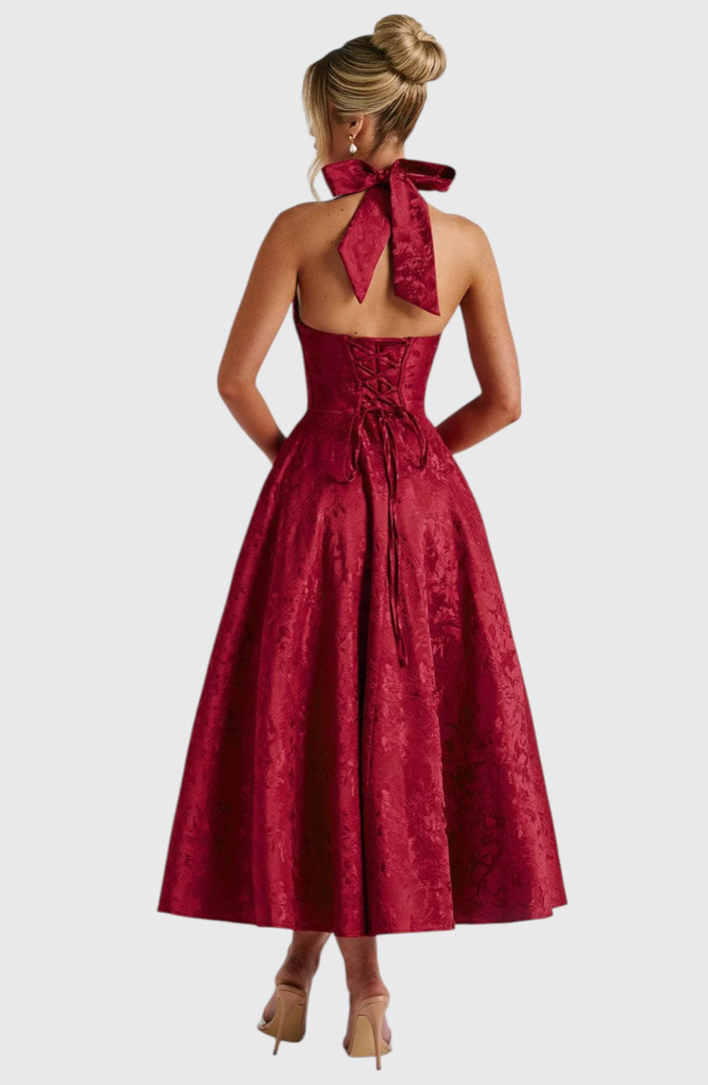 CHANEL™ | CHIC V-NECK BACKLESS MINI DRESS