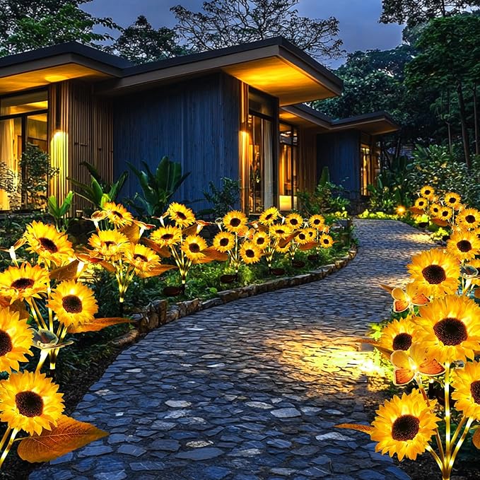 FLORENCE™ | SOLAR LED SUNFLOWER GARDEN LIGHTS