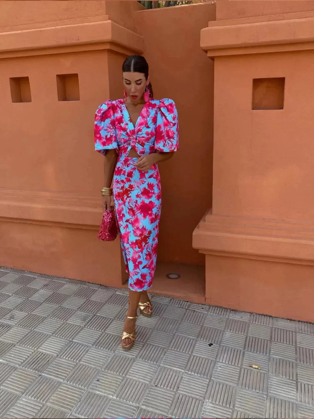 BRIAR™ | ROMANTIC FLORAL MAXI DRESS