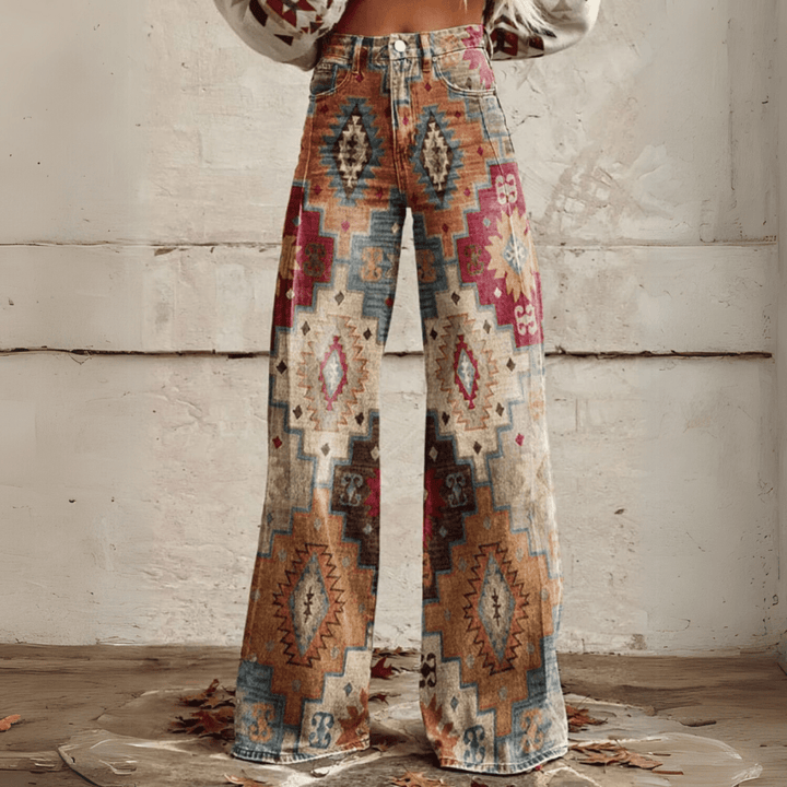 Mariel – Retro Bohemian Trousers by Nordlys-Copenhagen