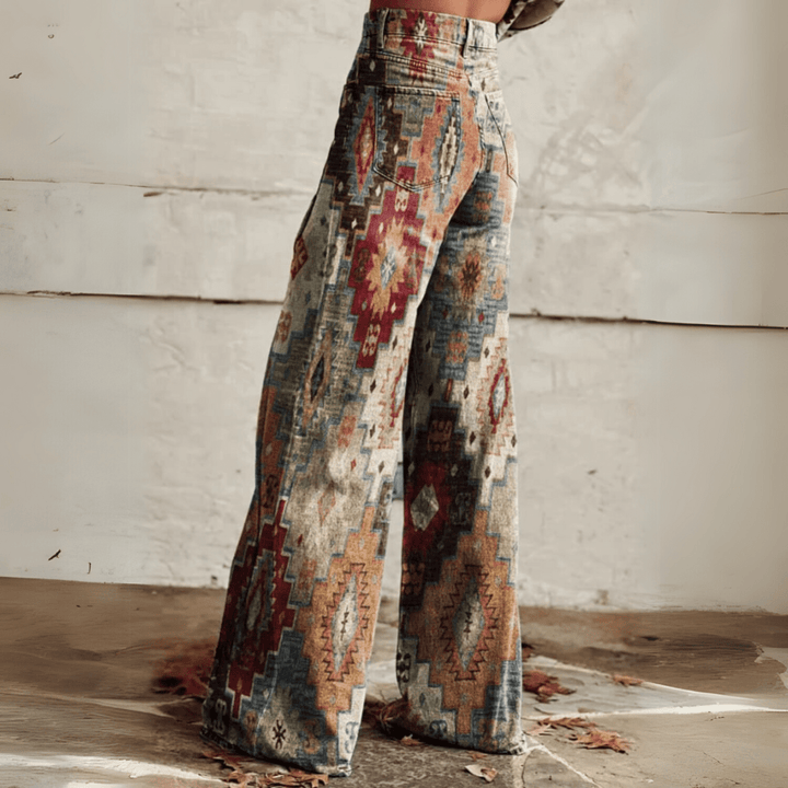 Mariel – Retro Bohemian Trousers by Nordlys-Copenhagen